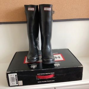 Hunter Original Tall Rain Boots in Black